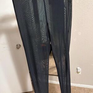 Zara Sheer Black Leggings